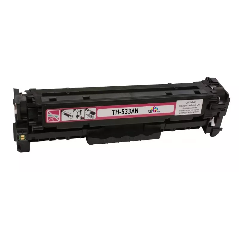 Toner TB compatibile con HP CC533A, 100% nuovo, magenta