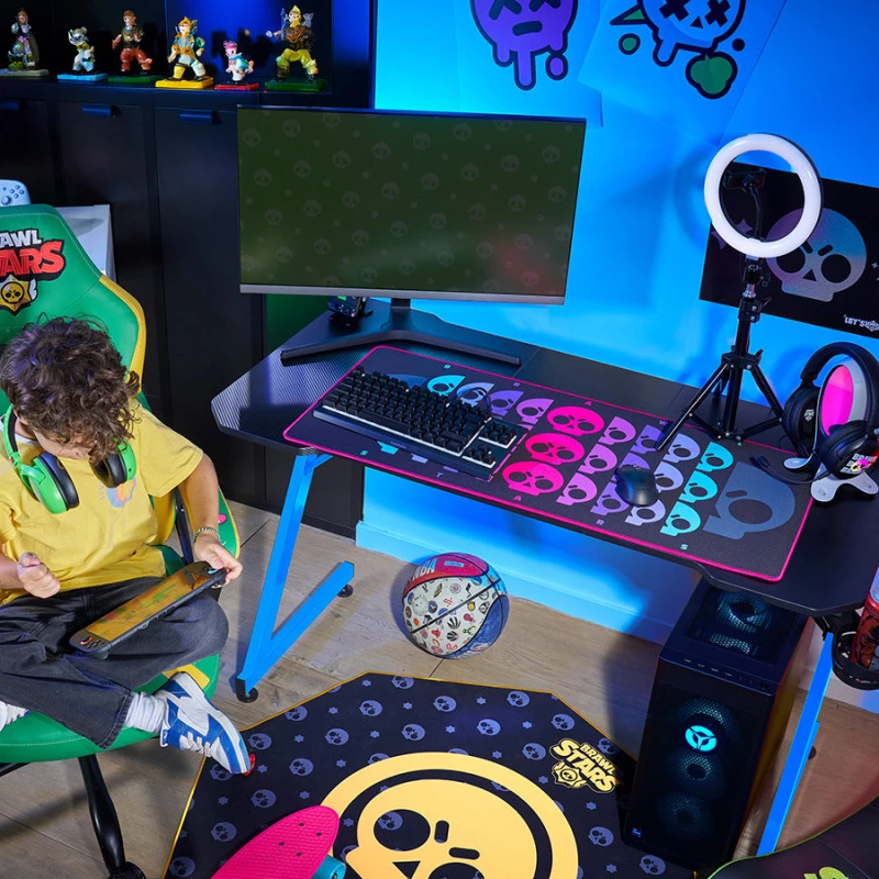 Tappetino mouse gaming Subsonic XXL Brawl Stars Skull Repeater