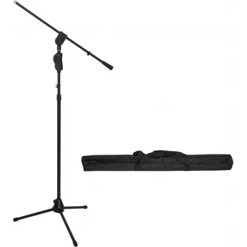 Asta per microfono Omnitronic MS-3 nero con custodia