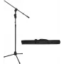 Asta per microfono Omnitronic MS-3 nero con custodia