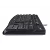 K120 Tastiera con filo, con filo, USB, QWERTZ, nero