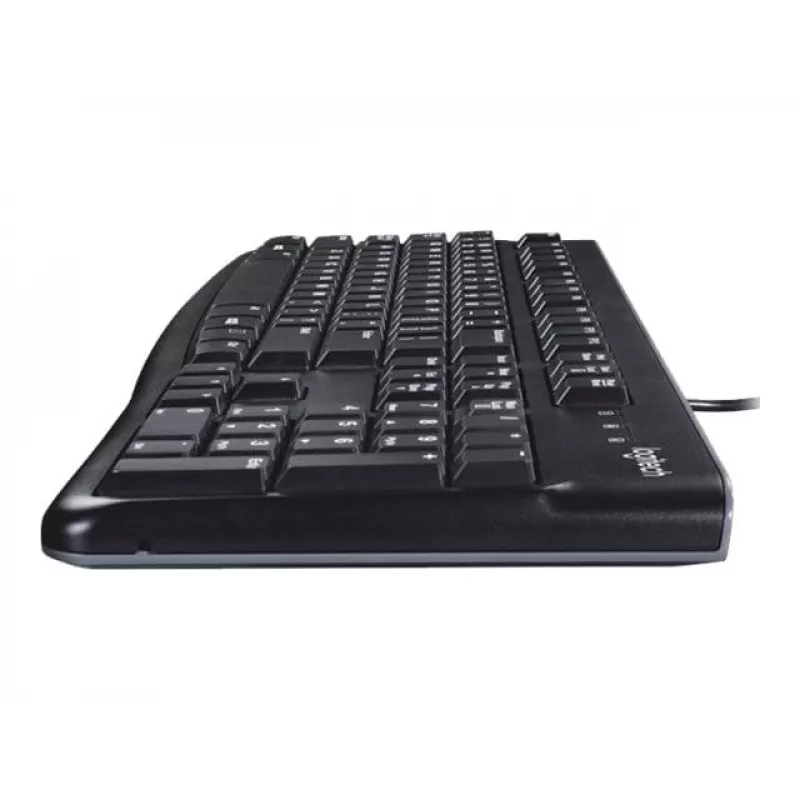 K120 Tastiera con filo, con filo, USB, QWERTZ, nero