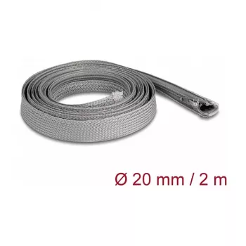 Guaina protettiva per cavi DeLOCK 20830 grigio 1,5 cm