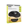 PORT CONNECT | Tappetino mouse ergonomico | 200 x 230 x 20 mm | nero