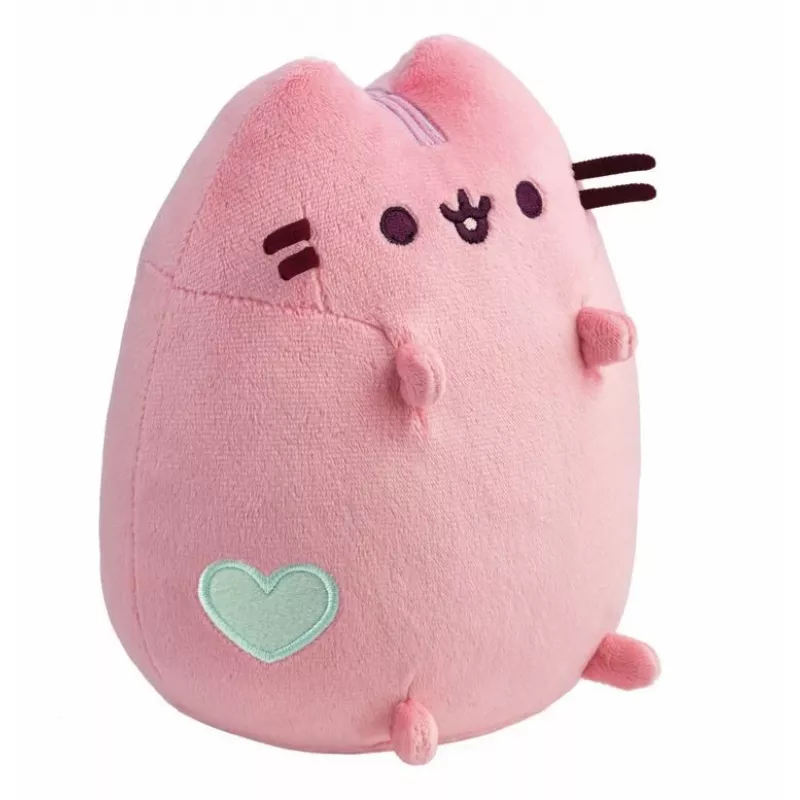 Peluche Pusheen di Pusheen, 18 cm, rosa pastello