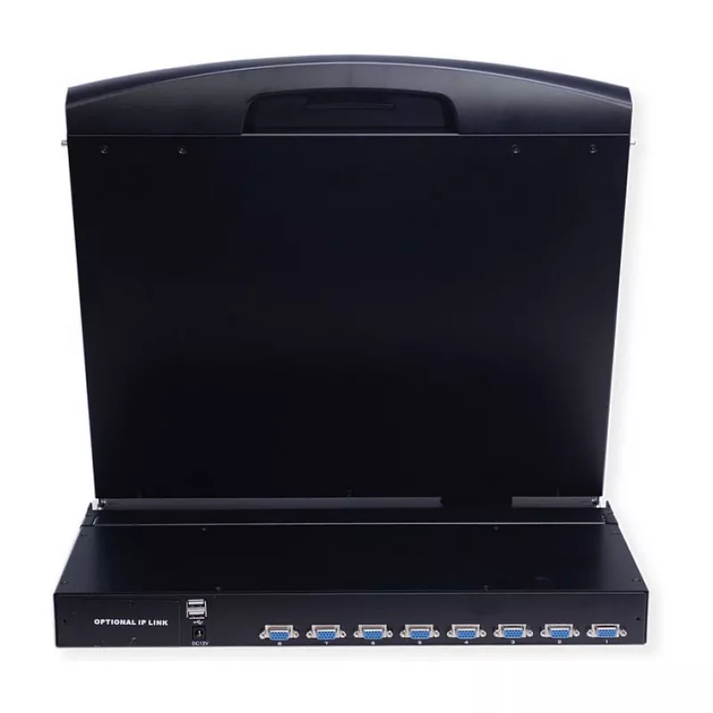 VALUE 26.99.0190 Console KVM da 19 pollici, 8 porte, USB, layout UK