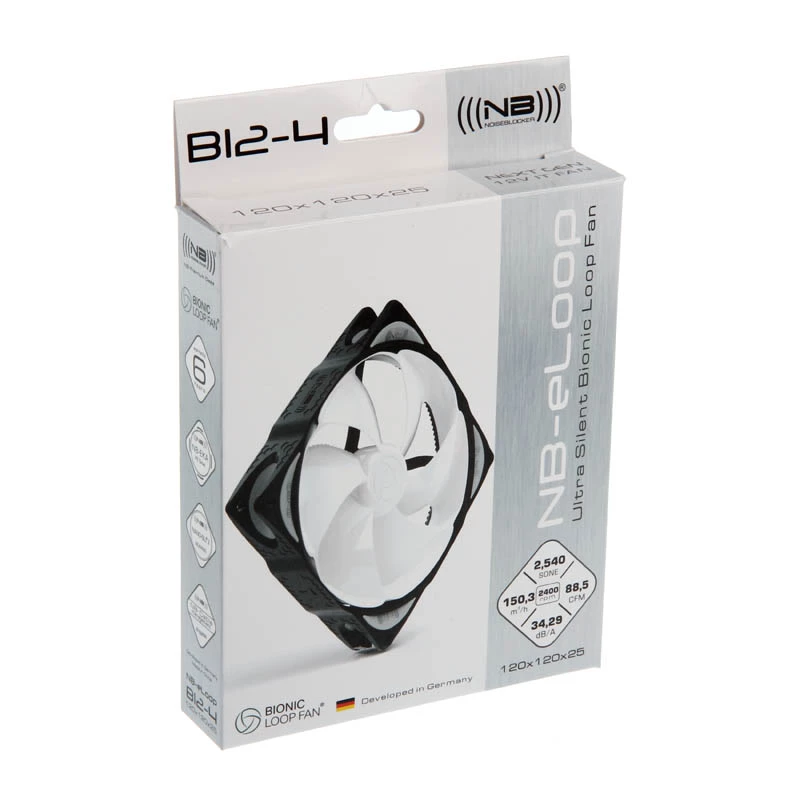 Ventola Noiseblocker eLoop B12-4