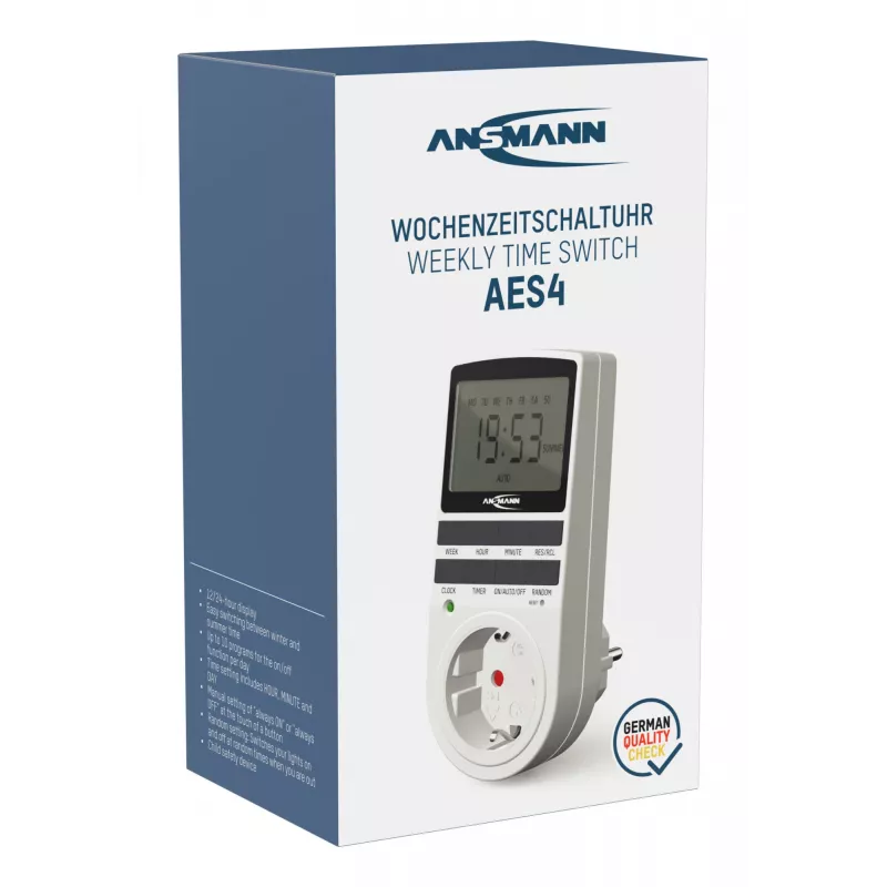 Timer giornaliero/settimanale Ansmann 1260-0006
