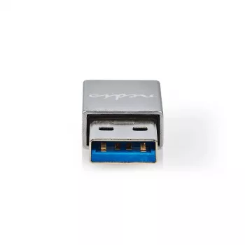 Nedis adattatore USB-A USB 3.2 Gen 1 | connettore maschio USB-A | connettore femmina USB-C™ | 5 Gbps | nichelato | nero | scatola (CCGB60925GY)