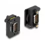 Modulo D-Type DeLOCK VGA maschio su maschio nero 31 mm x 25 mm x 16 mm