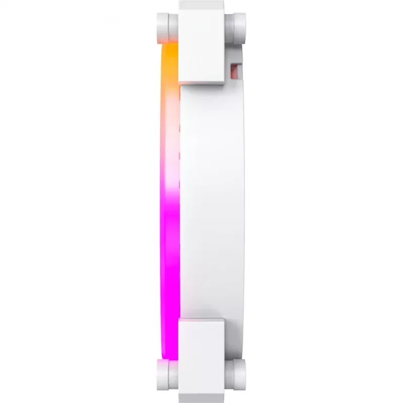 Ventola per case Montech AX140 PWM 140 mm, cuscinetto Rifle, 540–1760 RPM, bianco