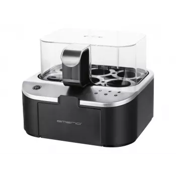 Cuociuova Emerio EB-123177.1 con display in tedesco, capacità 6 uova, peso 1,094 kg