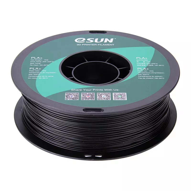 PLA+ 1,75 mm nero 1 kg