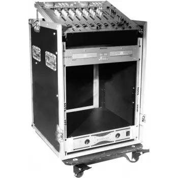 Flightcase Roadinger 30110001 compensato nero 29,9 kg