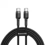 Cavo USB Baseus Cafule 2m USB C nero grigio