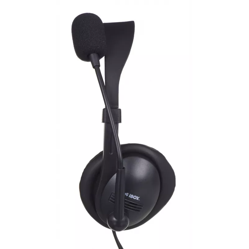 Headset gaming binaurale con filo IBOX W1MV — over-ear, 3,5 mm, cavo 2 m, microfono ad archetto