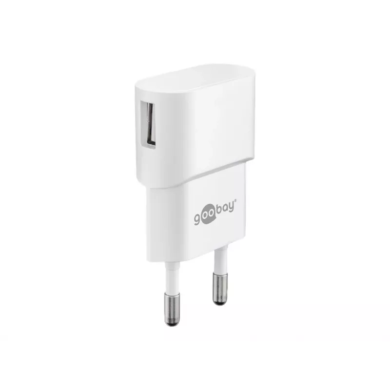Goobay | caricabatterie USB presa a muro | 44948 | USB 2.0 connettore A | adattatore di rete
