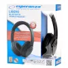Esperanza Libero EH163K Cuffie wireless con archetto musica Mini-USB Bluetooth nero