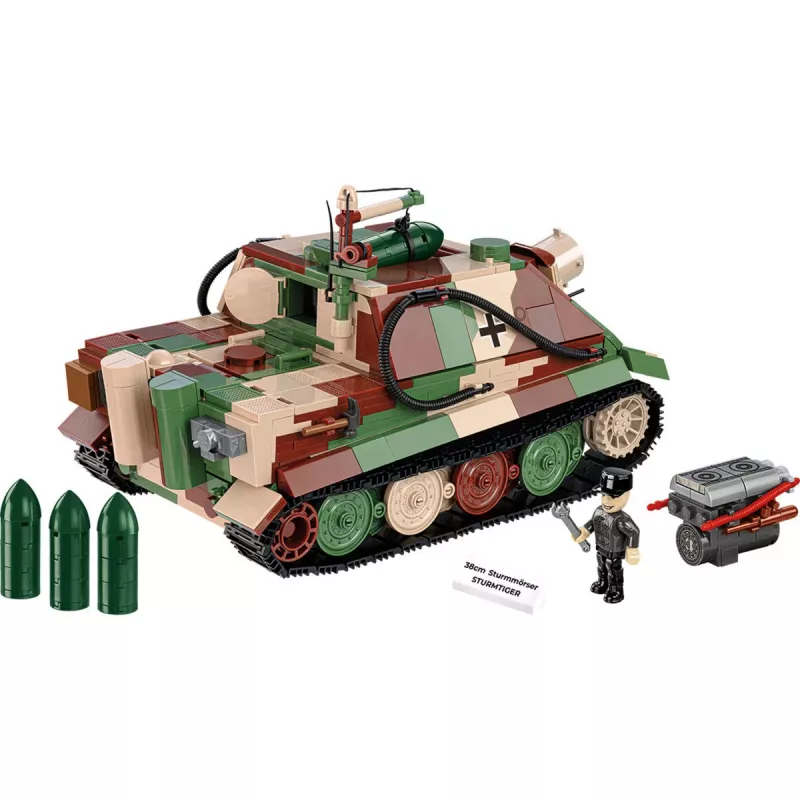 Set di costruzione Cobi 38 cm Sturmmörser Sturmtiger 1100 pezzi