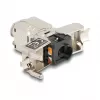 DeLOCK 88198 Connettore per cavo di rete LSA a LSA, Cat.6A STP, senza attrezzi, argento