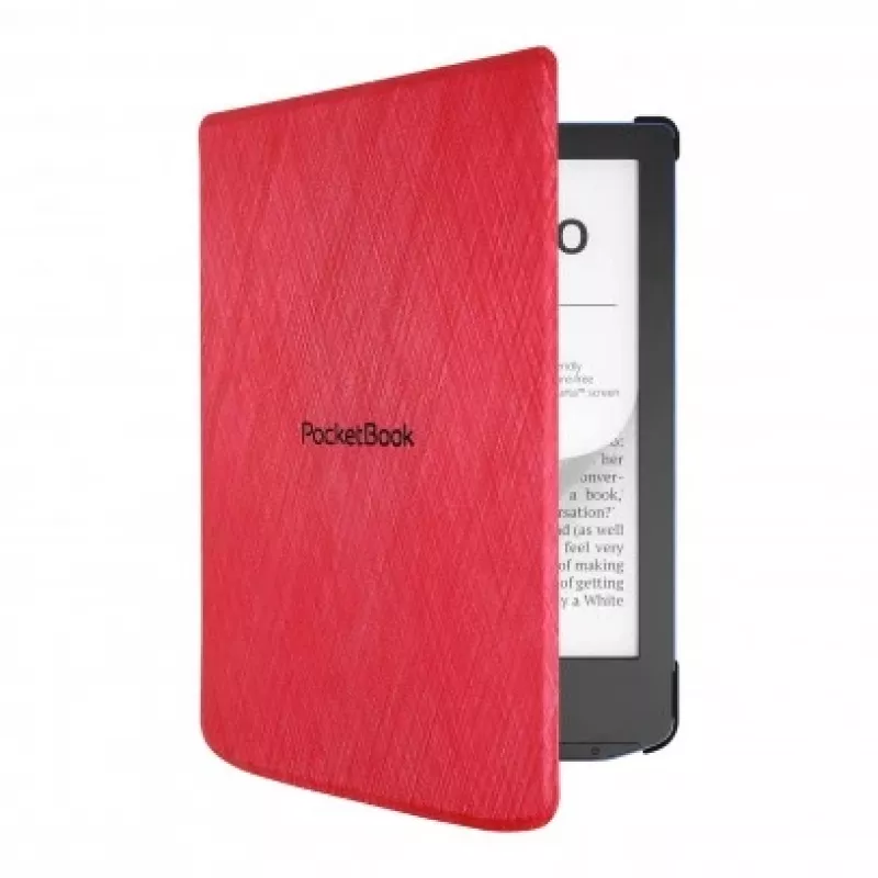 PocketBook H-S-634-R-WW Shell cover per Verse / Verse Pro da 15,2 cm (6 pollici), microfibra/PU, rosso