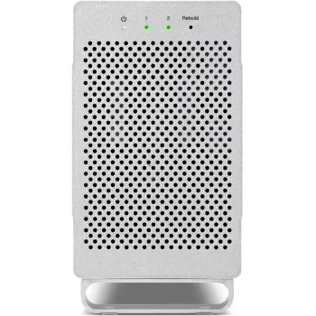 OWC Mercury Elite Pro Dual bianco — box esterno per 2 dischi SATA da 3,5 pollici, RAID 0/1/SPAN, USB Type-B