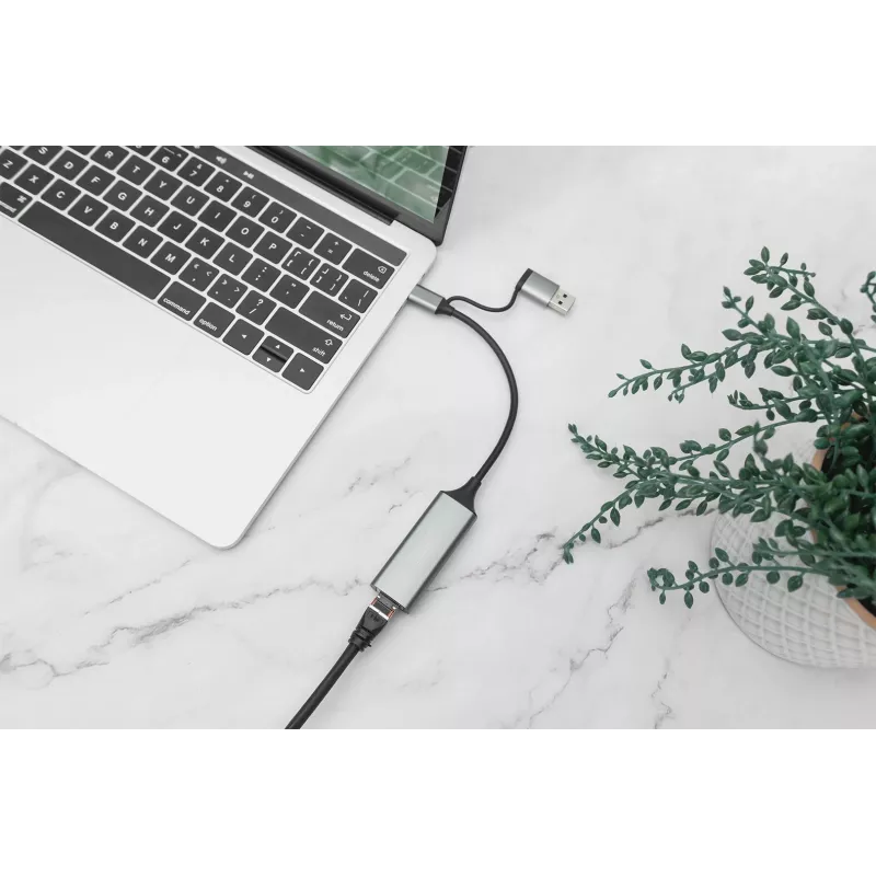 Adattatore USB Type-C Gigabit Ethernet Digitus DN-3028