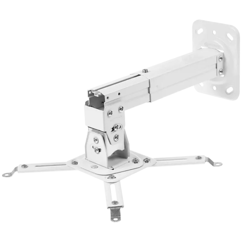 Supporto per proiettore da soffitto/parete ONKRON K3A — bianco, portata max 10 kg, 130×390×102 mm