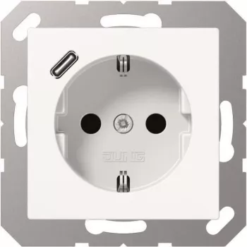 Presa Schuko con USB A1520-18CWW Type-C (A1520-18CWW)