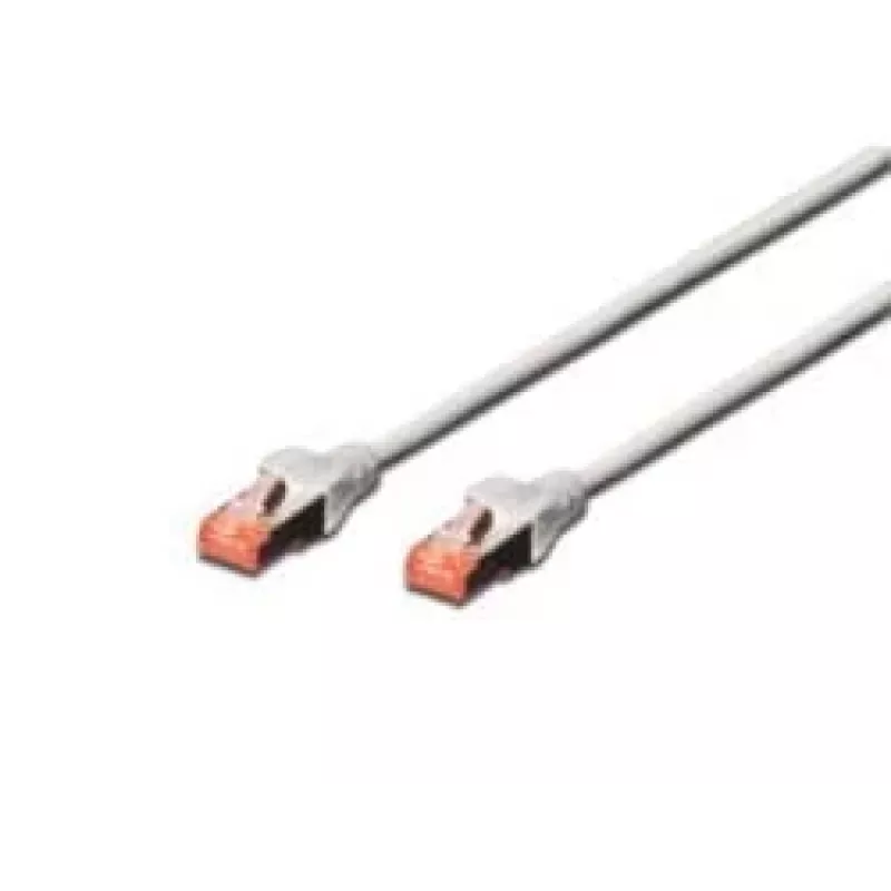 DIGITUS cavo patch CAT6 S/FTP, 15 m, grigio, confezione da 5