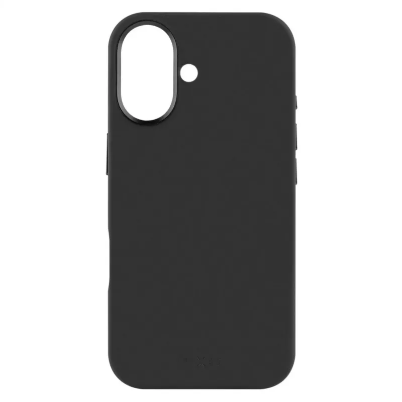 FIXED MagFlow Cover posteriore in silicone liquido per Apple iPhone 17, nero
