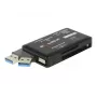 Lettore di schede DeLOCK SuperSpeed USB CF SD Micro SD MS M2 xD 5 Gbps