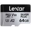Scheda MicroSD Lexar 64 GB UHS-I Classe 3 SILVER PLUS