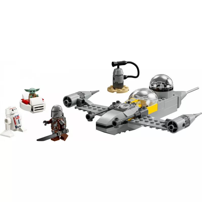 LEGO Star Wars set 75410 Modello N-1 Starfighter con 92 pezzi, minifigure Mando e Grogu