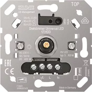 Dimmer rotativo Jung 1731DD dimmer rotativo universale LED per lampade LED e a incandescenza