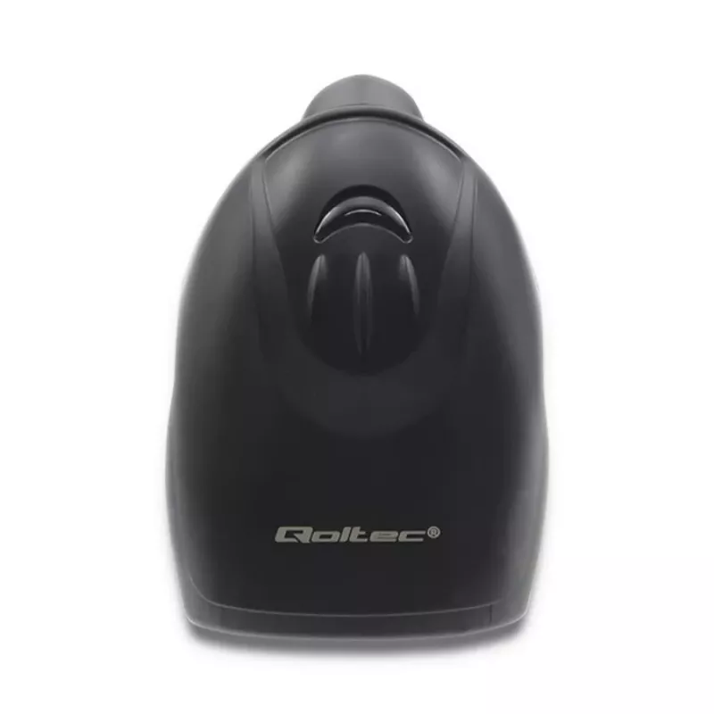 Lettore laser di codici a barre 1D CCD Qoltec 50866, USB, nero