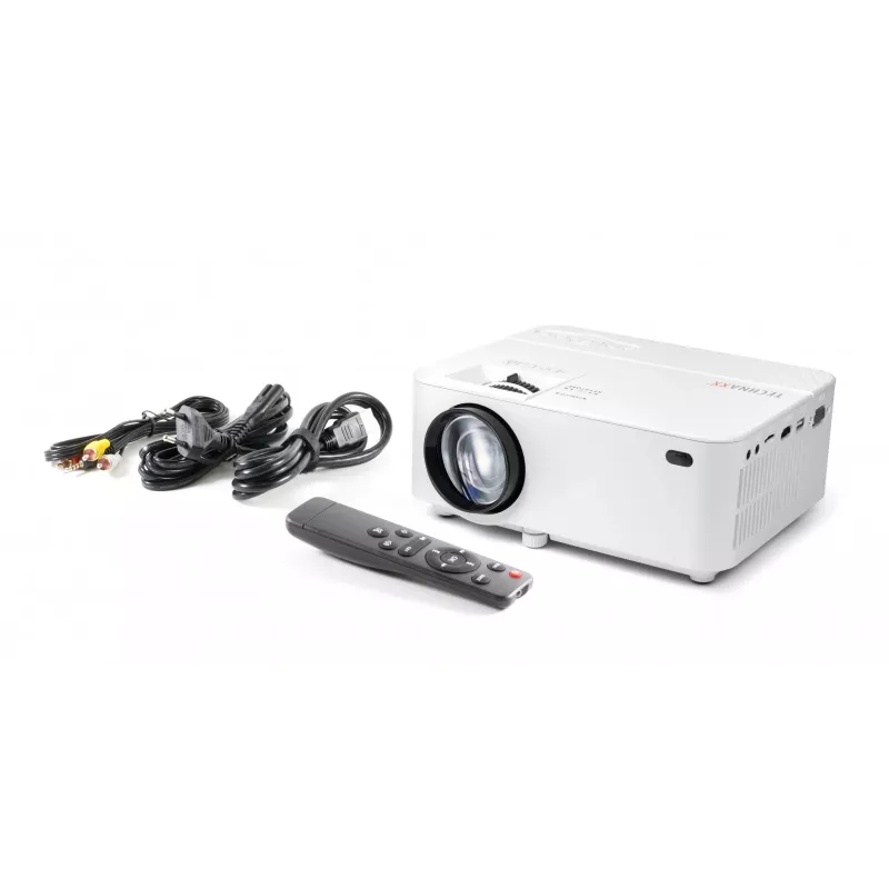 Proiettore standard throw Technaxx TX-113 1800 ANSI Lumen LED 800x480 bianco