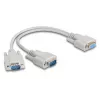 DeLOCK 67160 cavo seriale beige 0,3 m DB-9