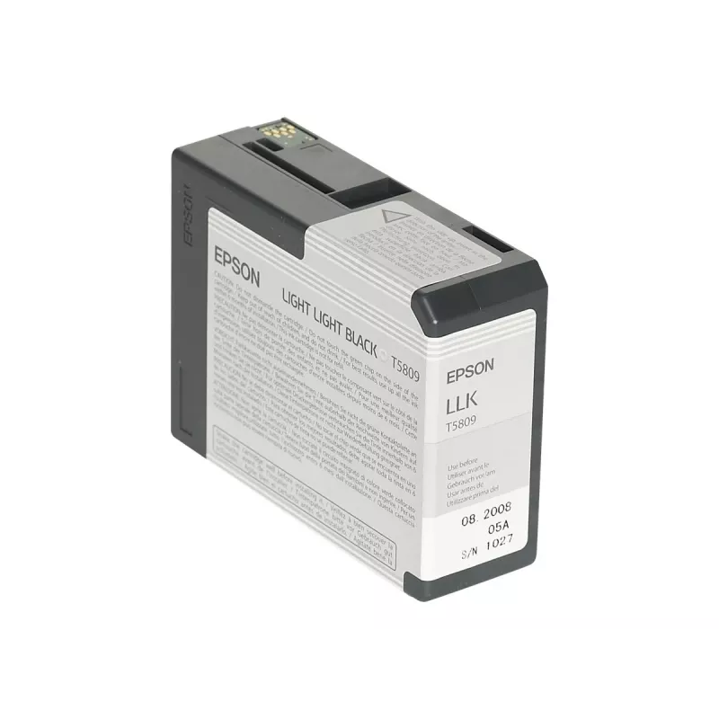 Epson Singlepack Light Light Black T580900, nero chiaro chiaro, inchiostro pigmentato, 80 ml, 1 pezzo