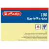Scheda per schedario Herlitz 1150515 giallo 1 pz.