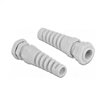 Pressacavo DeLOCK 60342 grigio plastica 1 pz.