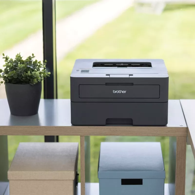 Stampante laser wireless Brother HL-L2445DW, laser, 1200 x 1200 DPI, A4, 32 ppm, stampa fronte-retro, nero