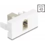 Modulo patch panel DELOCK 90900 beige simplex femmina SC
