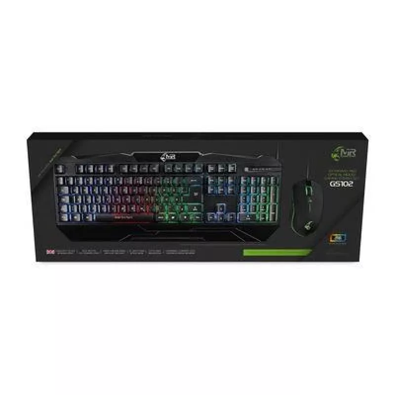Set gaming MediaRange MRGS102-UK — tastiera 104 tasti e mouse gaming 6 tasti
