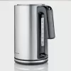 Bollitore SEVERIN WK 3449 — 1,7 l, 2400 W, acciaio inox/plastica, nero-argento