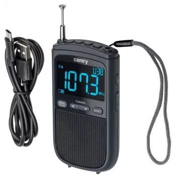 Camry | Mini radio portatile | CR 1905 | Funzione sveglia | Nero
