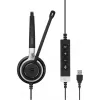 Headset EPOS IMPACT SC 660 USB ML con filo archetto telefonia/musica USB Type-A nero, argento
