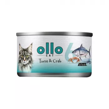 Ollo tonno con granchio in brodo n. 6 70 g