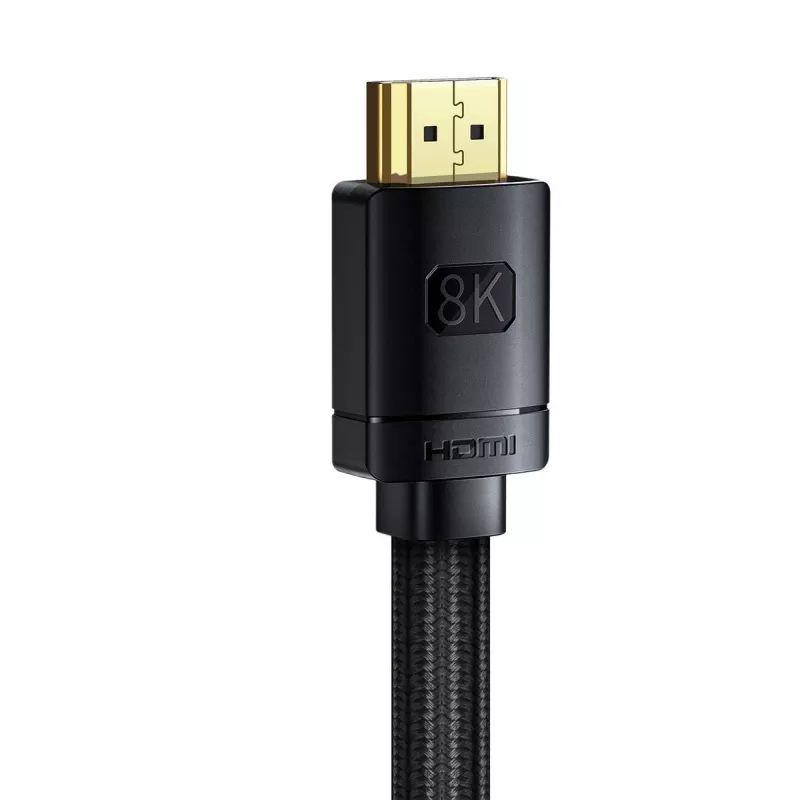 Cavo HDMI Baseus High Definition Series 2.1, 8K 60Hz, 3D, HDR, 48Gbps, 2 m (nero)