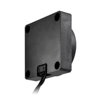 Pompa BitsPower K1M — pompa compatta per raffreddamento a liquido nera, 8–16V, 0,7A, 8,4W, 62×62×28,1 mm